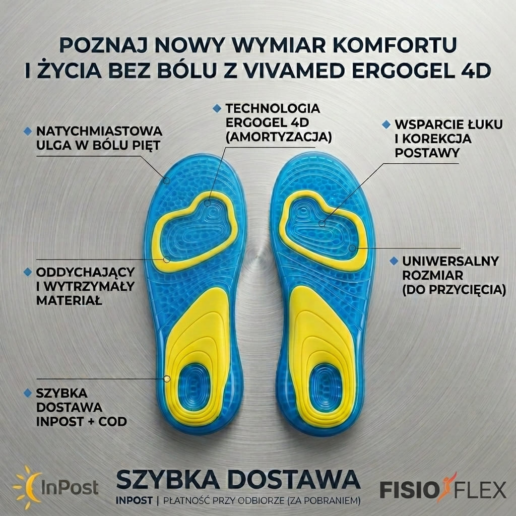 [PROMOCJA 1+1 GRATIS] Vivamed ErgoGel™ 4D – Zapomnij o bólu stóp!