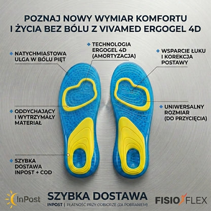 [PROMOCJA 1+1 GRATIS] Vivamed ErgoGel™ 4D – Zapomnij o bólu stóp!
