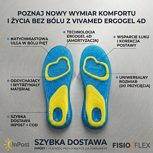 [PROMOCJA 1+1 GRATIS] Vivamed ErgoGel™ 4D – Zapomnij o bólu stóp!
