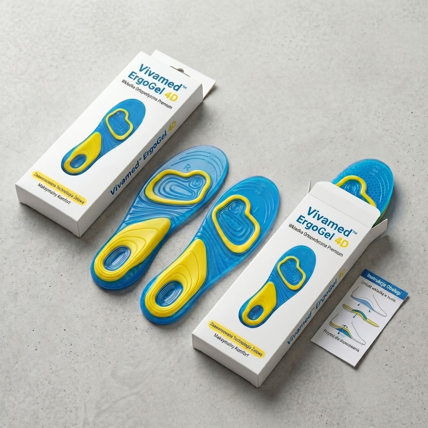 [PROMOCJA 1+1 GRATIS] Vivamed ErgoGel™ 4D – Zapomnij o bólu stóp!